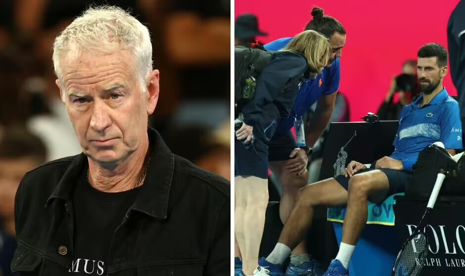 John McEnroe raises Novak Djokovic injury conspiracy theory as Carlos Alcaraz warned