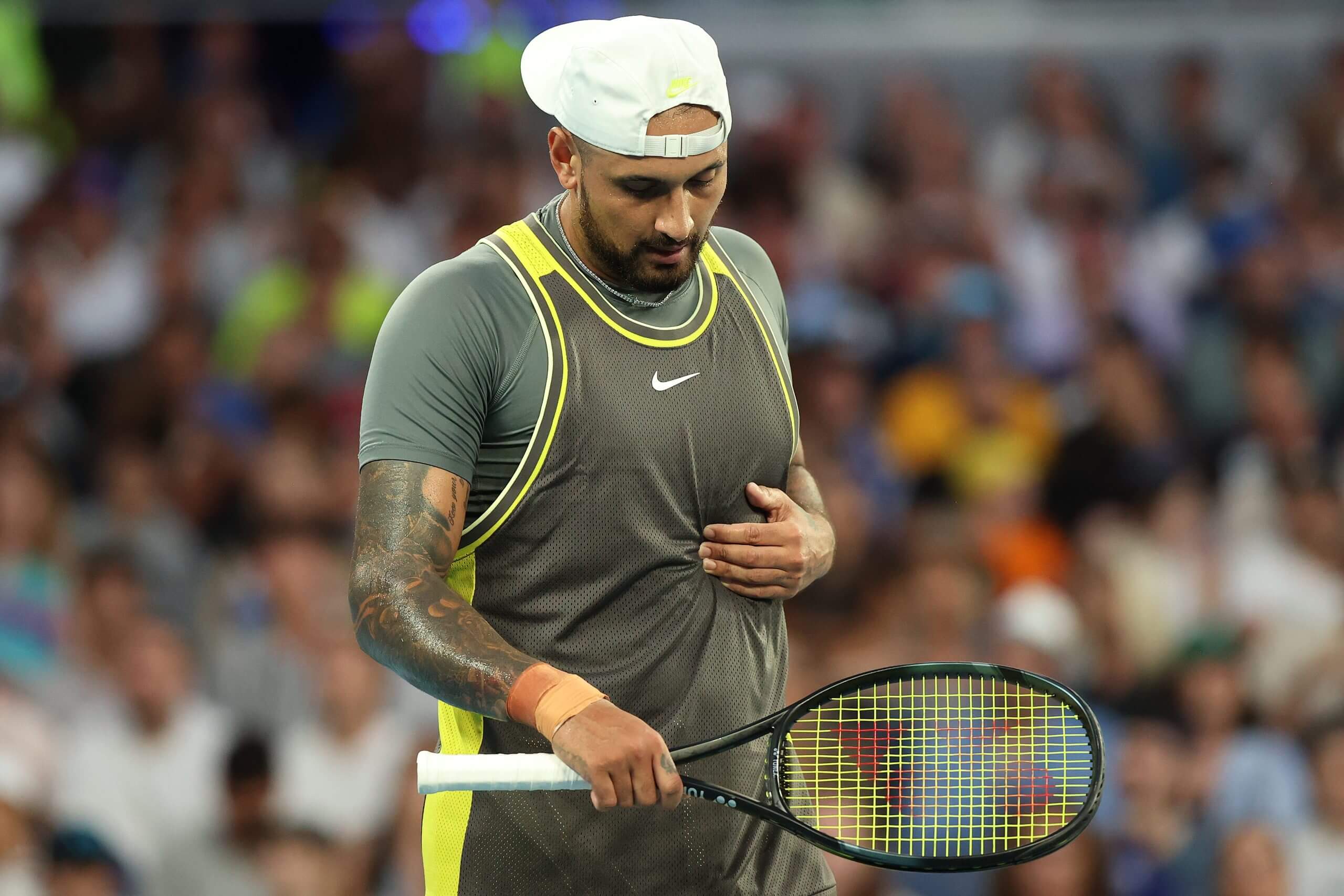 Tennis star tests positive for meth as Nick Kyrgios declares the 'world has gone mad'