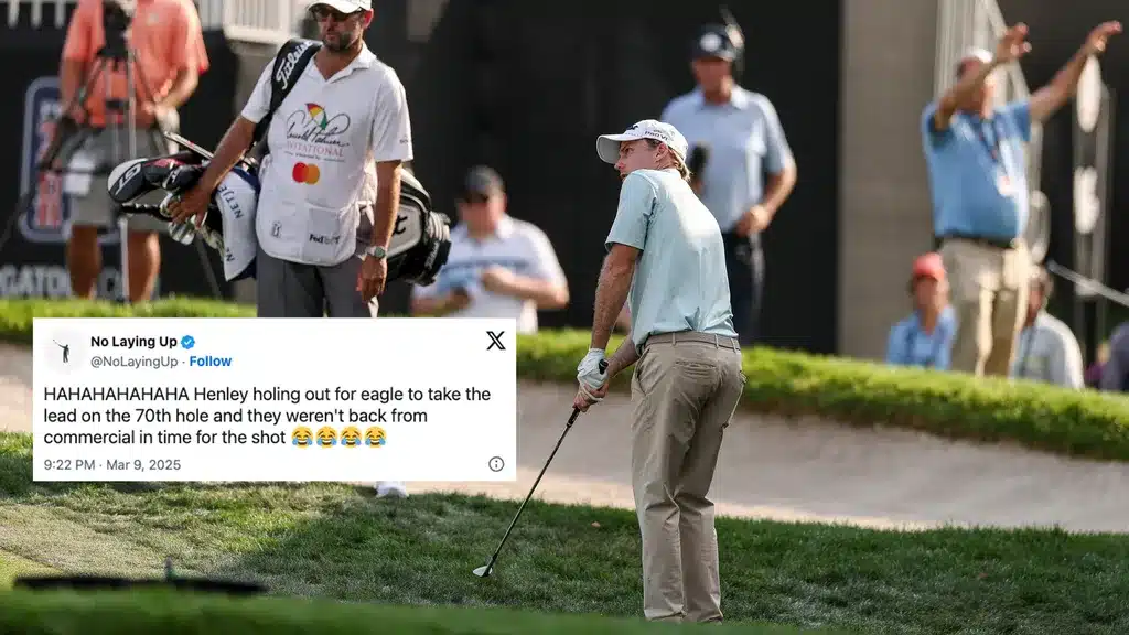 Golf Fans Frustrated Over Commercial Playing During Russell Henley's Arnold Palmer Invitational Winning Chip-In