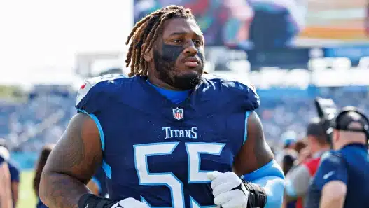 Titans' rebuilt offensive line faces brutal trial by fire in 2025 opener