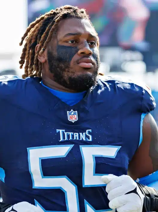 Titans' rebuilt offensive line faces brutal trial by fire in 2025 opener