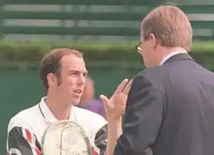 Tennis star's wife slapped umpire after he walked out of Wimbledon match in rare first