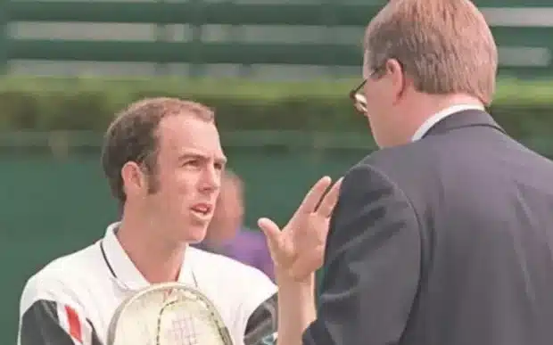 Tennis star's wife slapped umpire after he walked out of Wimbledon match in rare first